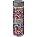 H2O Active® Vibe 850 ml Sportflasche mit Drehdeckel, transparent/stormgrey
