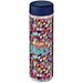 H2O Active® Vibe 850 ml Sportflasche mit Drehdeckel, transparent/blau