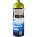 H2O Eco Sportflasche mit Stülpdeckel, 650 ml, kohle/Lindgrün