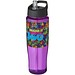 H2O Tempo Sportflasche mit Ausgussdeckel, 700 ml, lila/schwarz