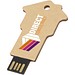 Haus USB-Stick 2.0 aus recyceltem Papier, Kraftpapier, 128GB