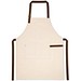 HOLM. Schürze aus 100% Canvas-Baumwolle (320 g/m²) mit Metalldetails, Naturhell