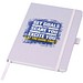 Honua A5 Notizbuch aus recyceltem Papier mit Cover aus recyceltem PET, fliederfarben