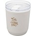 Hudson 180 ml doppelwandiger Becher aus recyceltem Kunststoff, weiss