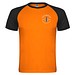 Indianapolis Sport T-Shirt für Kinder, Fluor Orange / schwarz, 16