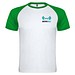 Indianapolis Sport T-Shirt für Kinder, weiß / farngrün, 16