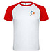 Indianapolis Sport T-Shirt für Kinder, weiß / rot, 16