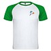 Indianapolis T-Shirt Unisex aus recyceltem Material, weiß / farngrün, 2XL