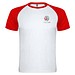 Indianapolis T-Shirt Unisex aus recyceltem Material, weiß / rot, 2XL