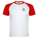 Indianapolis T-Shirt Unisex aus recyceltem Material, weiß / rot, S