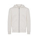 Iqoniq Abisko Zip-Kapuzenpullover aus recycelter Baumwolle, natural raw, S