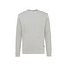Iqoniq Denali ungefärbt. Rundhals-Sweater aus recycelter BW, heather grey