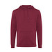 Iqoniq Jasper Hoodie aus recycelter Baumwolle, burgunderrot