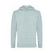 Iqoniq Jasper Hoodie aus recycelter Baumwolle, Iceberg green, S