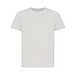 Iqoniq Koli Kids T-Shirt aus recycelter Baumwolle, ungefärbte helles Grau, 11-12 y