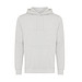 Iqoniq Rila Lightweight Hoodie aus recycelter Baumwolle, ungefärbte helles Grau, XL