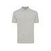Iqoniq Yosemite Piqué-Poloshirt aus recycelter Baumwolle, ungefärbtes Grau, M