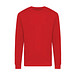 Iqoniq Zion Rundhals-Sweater aus recycelter Baumwolle, rot, L