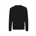 Iqoniq Zion Rundhals-Sweater aus recycelter Baumwolle, schwarz, L