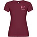 Jamaika T-Shirt für Damen, Garnet, 2XL
