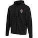 Jasper 280 g/m² Kapuzenpullover aus recycelter Bio Baumwolle (OCS) unisex, schwarz, XS