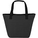 Joey GRS-recycelte Canvas-Lunch-Kühltasche 6 L für 9 Dosen, schwarz