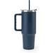 JOYNER XL. Grosser Reisebecher aus Edelstahl (91 % recycelt) mit vakuumisolierter Doppelwand und matter Oberfläche 1300 ml, Dunkelblau