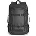 KAMPALA. Laptop-Rucksack aus 900D hochdichtem recyceltem Polyester mit wasserdichter Beschichtung und 210D Futter aus recyceltem Polyester 17'3", Schwarz