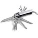 KAPRUN. Multifunktions-Taschenmesser aus Edelstahl und Metall, Satinsilber