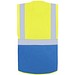 Korntex® Comfort Warnweste Hamburg, Multifunktional, L, Signal-Gelb / Blau