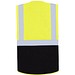 Korntex® Comfort Warnweste Hamburg, Multifunktional, M, Signal-Gelb / Schwarz