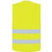 Korntex® Warnweste Freiburg, 2 Klett, XXL, Signal-Gelb