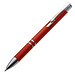 Kugelschreiber Baltimore, blaue Mine, rot-metallic