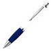 LANCE® Kugelschreiber Milano, blaue Mine, weiß/dunkelblau