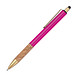 Kugelschreiber mit Korkgriffzone, pink