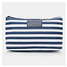 Kulturbeutel STRIPY,blau, weiß
