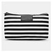 Kulturbeutel STRIPY,schwarz, weiß