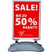 Kundenstopper Outdoor, bunt