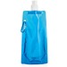 KWILL. 460 ml PE-Faltflasche, Hellblau
