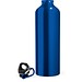 LANDSCAPE L. Aluminium-Sportflasche mit Karabiner 800 ml, Königsblau