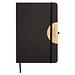 Laura A5 Hardcover Notizbuch und Kugelschreiber Set, schwarz