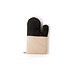 LAWSON. Ofenhandschuh aus 100 % Baumwolle mit Silikon auf einer Seite, Beige