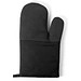 LAWSON. Ofenhandschuh aus 100 % Baumwolle mit Silikon auf einer Seite, Schwarz