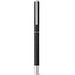 LEAH. Roll- und Kugelschreiber aus Aluminium (94% rAL) mit Clip, Schwarz