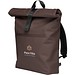 Recycled PU Roll-Top Rucksack Lennon,Braun