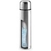 LITER. Thermosflasche aus Edelstahl 1000 ml, Silber