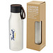Ljungan 500 ml Kupfer-Vakuum Isolierflasche mit PU Kunststoffband und Deckel, silber