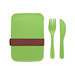 Lunchbox mit Besteck SUNDAY, Limette