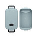 Lunchbox recyceltes PP 800 ml INDUS, Grau