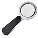 Lupe mit LED Gloucester,schwarz